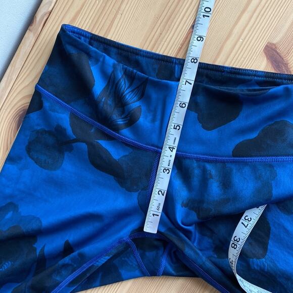 Lululemon Wunder Under Legging Inky Blue Floral 4 - Picture 8 of 10